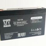 BATTERIA RICARICABILE A PIOMBO 6 V 8,0 Ah 20 Hr 163