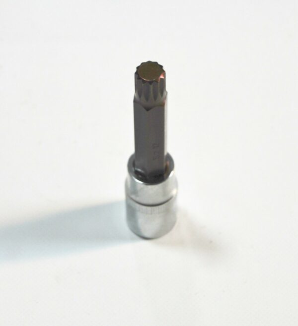 CHIAVE A BUSSOLA MILLERIGHE 12 MM LUNGA PUNTA ATTACCO 1/2" BUSSOLE ACCIAIO S2