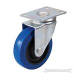 RUOTA CARRELLI CARRELLO INDUSTRIALE INDUSTRIALI BASE GIREVOLE GOMMA 100 MM 919