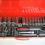 BUSSOLE LUNGHE 24 PZ 1/2" 8 32 MM CRICCHETTO SNODO PROLUNGA LEVA VALIGIA METALLO