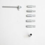 SET BUSSOLE TORX LUNGHE 7 PZ PROLUNGA 1/4" 4 10 MM CHIAVE A BUSSOLA CHIAVI MF