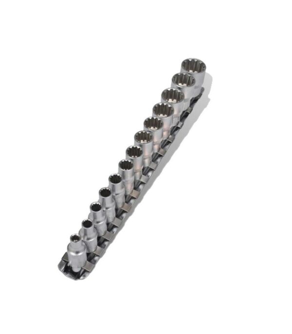 SET 13 pz BUSSOLE 1/4" METRICHE MULTILOCK BUSSOLA 4 - 14 mm POLIGONALI 586 C