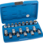 SET BUSSOLE BUSSOLA INSERTI INSERTO TX 19 PZ 1/2 GROWE VALIGETTA 0019