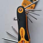 TORX CHIAVI TASCABILI CHIAVINI PIEGHEVOLE PIEGHEVOLI PORTATILI 8 PZ MASCHIO 282