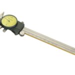 CALIBRO A CORSOIO CINQUANTESIMALE PRECISIONE 0/150mm QUADRANTE OROLOGIO MYT 412
