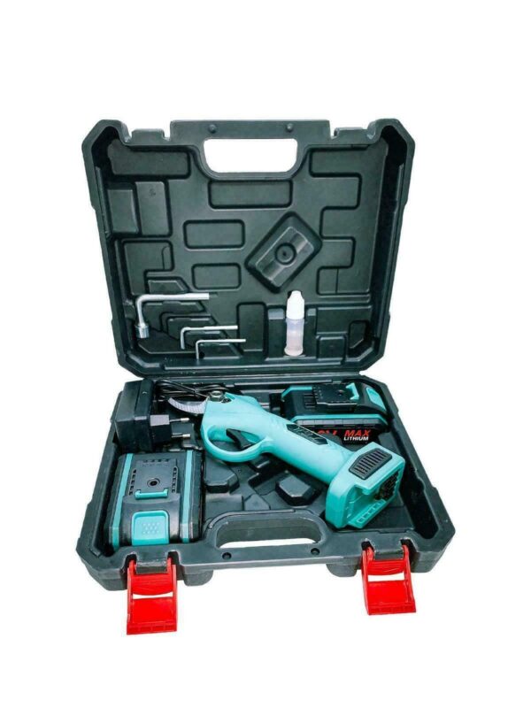 FORBICE CESOIA CESOIE POTATURA 2 BATTERIA BATTERIE LITIO 36V CARICABATTERIA 420