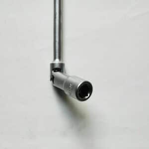 CHIAVE A T SNODATA SNODO LUNGA BUSSOLE BUSSOLA CANDELA CANDELETTE CANDELE 7 MM