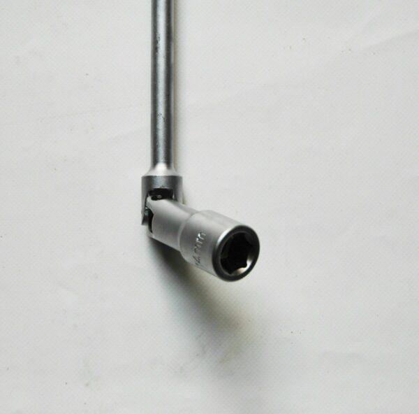 CHIAVE A T SNODATA SNODO LUNGA BUSSOLE BUSSOLA CANDELA CANDELETTE CANDELE 7 MM