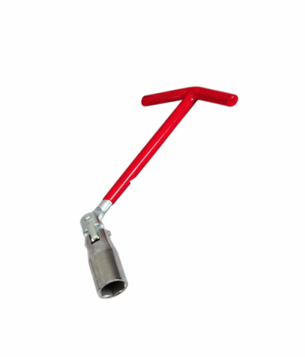 CHIAVE 2 IN 1 PER CANDELE A T CON SNODO 16 - 21 mm LUNGHEZZA CON MOLLA CHIAVI