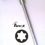 CHIAVE CHIAVI A T TORX PROFESSIONALE PROFESSIONALI CHROME VANADIUM  T25