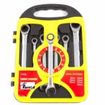 CHIAVI COMBINATE CRICCHETTO CHIAVE FISSE FISSA ACCIAIO 7 PZ 8 - 19 MM 255 GIAL