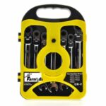 CHIAVI CHIAVE COMBINATE A CRICCHETTO SNODATE SNODO COMBINATA 7 PZ 8 - 19 MM GIAL