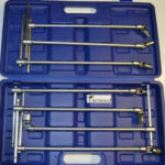 SET CHIAVI A T DOPPIO SNODO 7 PZ PEZZI LUNGHE 8 10 12 13 14 17 19 MM snodate