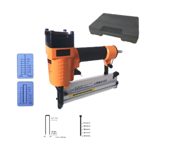 CHIODATRICE PNEUMATICA SPILLATRICE ARIA 2 IN 1 FUNZIONI GRAFFETTATRICE 5040 128