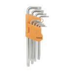 SET CHIAVI TORX 9 PZ FRANCESI L METRICHE CON FORO BRUGOLA LUNGHE T10 T50 322HOT