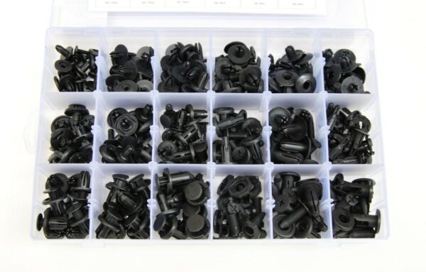 ACCESSORI CLIP 190 PZ INCASTRO CARROZZERIA FERMI PARAURTI PANNELLI PORTIERE 864