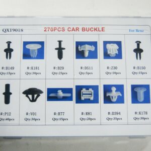 CLIP FERMI FISSAGGIO 270 PZ CARROZZERIA PARAURTI PANNELLI RIVETTI PLASTICA 657
