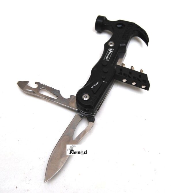 COLTELLO COLTELLINO MULTIUSO MULTI USO TAGLIACINTURA ROMPI VETRO MARTELLETTO 240