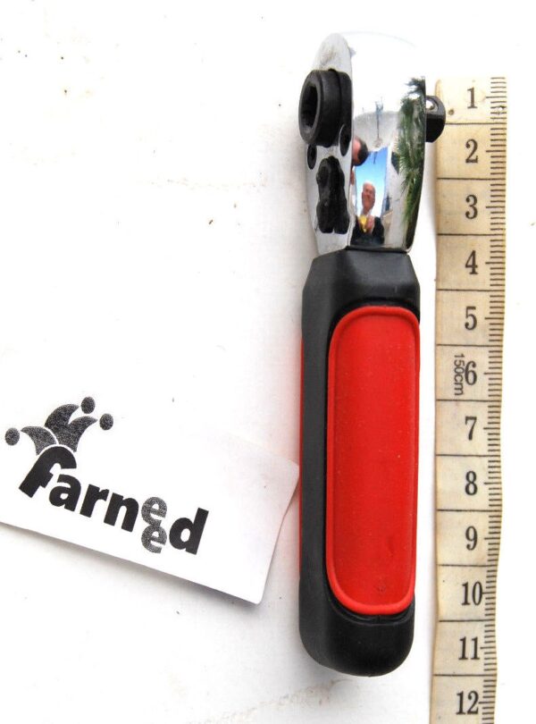 MINI CRICCHETTO PORTAINSERTI 1/4" CON PICCOLO 11 CM CORTO ANTISCIVOLO