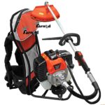 TAGLIAERBA DECESPUGLIATORE SCOPPIO ZAINO A SPALLA LAMA GIARDINAGGIO 51,7CC