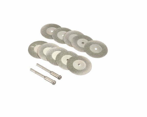 DISCHI DIAMANTATI PER DRIMEL 12PZ DIAMETRO 30MM