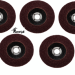 SET DISCHI 5 PZ LAMELLARE SMERIGLIATRICE CARTA ABRASIVA 115 MM GRANA 80
