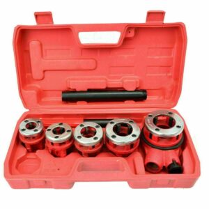 KIT FILIERA FILIERE PER TUBI TUBO IDRAULICI IDRAULICO 5 PZ FILETTATURA 314 EN