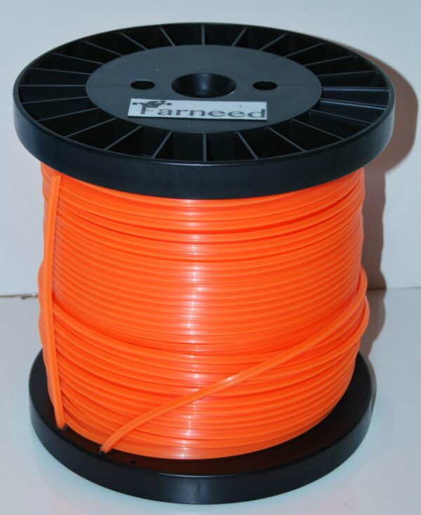 FILO PER DECESPUGLIATORE QUADRO 4 MM  BOBINA 2,5 KG TAGLIAERBA  CAVO MATASSA