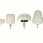 FELTRI TAMPONI ROTANTI COTONE LUCIDATURA LUCIDARE ACCESSORI 35MM TRAPANO 502