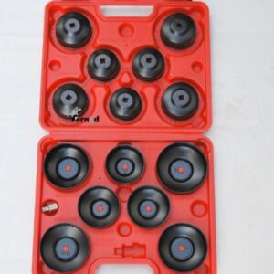 CHIAVI A TAZZA PER FILTRO OLIO 15 PZ CARTUCCIA AUTO CAMBIO UNIVERSALE CHIAVE 881