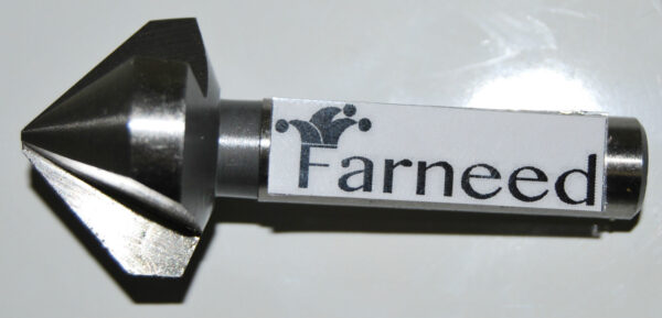 FRESA 40MM SVASATORE TORNIO TRAPANO COLONNA SVASARE FRESE HSS 90° 3 TAGLIENTI