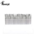 FRESE PUNTE AL CARBURO DI TUNGSTENO 3x3 mm 20 PZ TRAPANO DRIMEL SMERIGLIATRICE