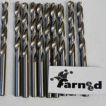 PUNTE PER TRAPANO ACCIAIO TITANIO COBALTO per metallo set 10 pz 2 mm farneed