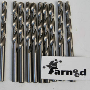 PUNTE PER TRAPANO ACCIAIO TITANIO COBALTO per metallo set 5 pz 9 mm farneed