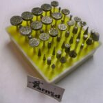 FRESE FRESA DIAMANTATE DIAMANTATA DRIMEL DREMEL MINUTENSILE 50 PZ GAMBO 3 MM M.2