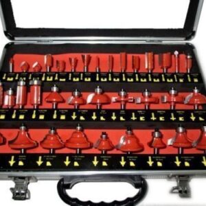 FRESE LEGNO GAMBO 6 MM X PANTOGRAFO CORNICI SET KIT 35 FRESA IN VALIGETTA
