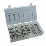 KIT ASSORTIMENTO FUSIBILI FUSIBILE VETRO ELETTRICO 120 PEZZI ASSORTITI 780
