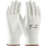 12 PAIA DI GUANTI GUANTO DA LAVORO SPALMATI NYLON POLIURETANO MISURA 8 BIANCHI
