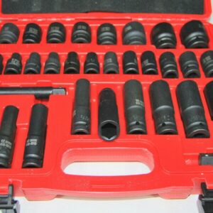 BUSSOLE IMPATTO 32 PZ RINFORZATE AVVITATORE PNEUMATICO 1/2" 8 32 MM PROLUNGA 367