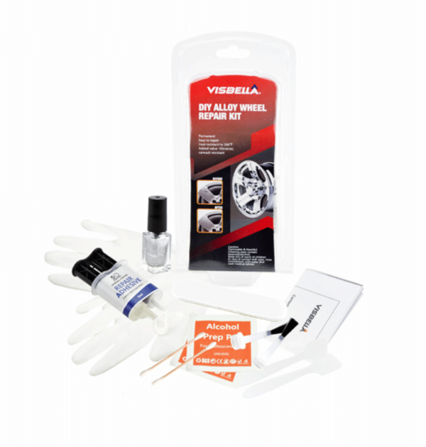 KIT RIPARAZIONE RIPARA RITOCCO CERCHI IN LEGA AUTO MOTO RECUPERO GRAFFI 744 VISB