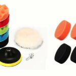 KIT LUCIDATURA AUTO DISCHI SPUGNA TAMPONE PLATORELLO 150 MM 6" POLLICI 11 PZ