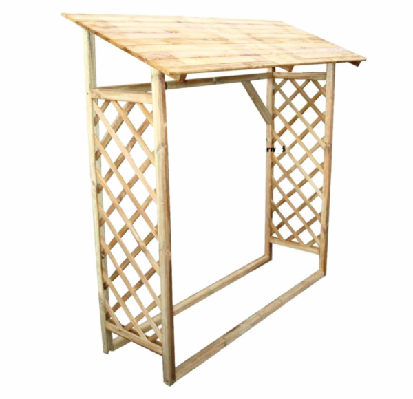 LEGNAIA DA GIARDINO LEGNO DI PINO GRIGLIA ESTERNO PORTALEGNA 180X70X175 CM VIGL