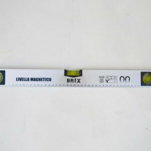 LIVELLA MAGNETICA CALAMITA METRICA IN ALLUMINIO 3 BOLLA BOLLE 60 cm METRO 699