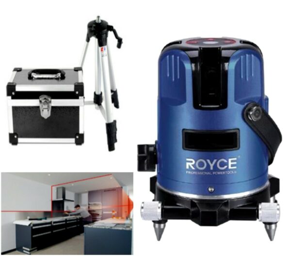 LIVELLA LASER TRACCIATORE AUTOLIVELLANTE 360º ROTAZIONE BOLLA DIGITALE MAGNETICA