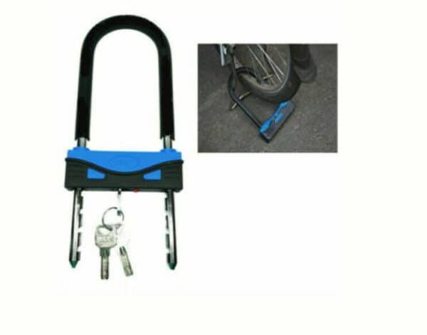 LUCCHETTO A U CATENA SICUREZZA ANTIFURTO MOTO BICI BICICLETTA ARCO RIGIDO 088