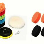 KIT LUCIDATURA AUTO DISCHI SPUGNA TAMPONE PLATORELLO 125 MM 5" POLLICI 11 PZ