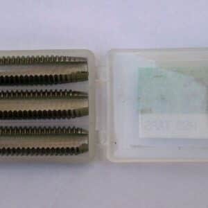 KIT 3 PZ MASCHI FILETTATI FILIERE HSS FILETTARE FILETTATURA MISURA 5 X 0,8 MM