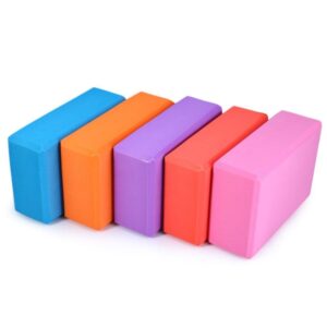 BLOCCO MATTONE SCHIUMA FITNESS PALESTRA YOGA GINNASTICA AEROBICA COLORATI