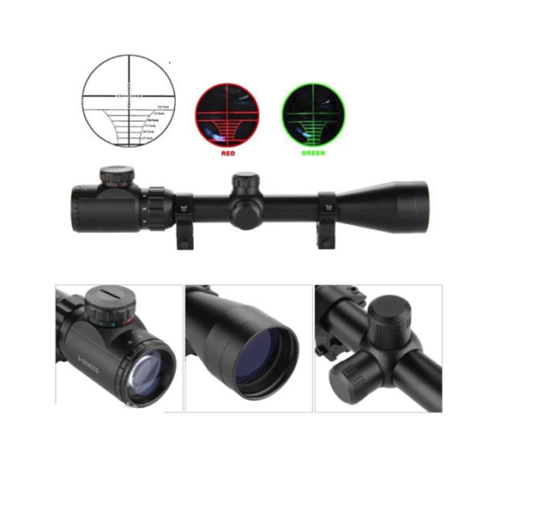 MIRINO OTTICO PRECISIONE 3-9 40X  SOFTAIR RETICOLO ILLUMINATO eg