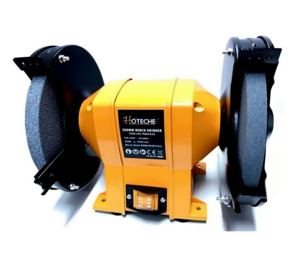 SMERIGLIATRICE MOLA DA BANCO 200mm 350 W DOPPIA PIETRA 2 PIETRE MOLETTA 455 hot